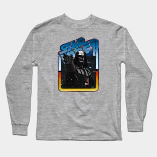 The Villain (nebula background, desert border) Long Sleeve T-Shirt